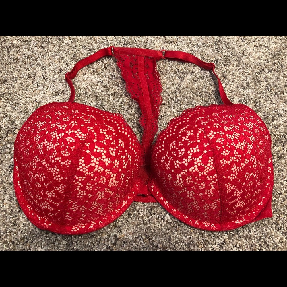 Lace padded bra
